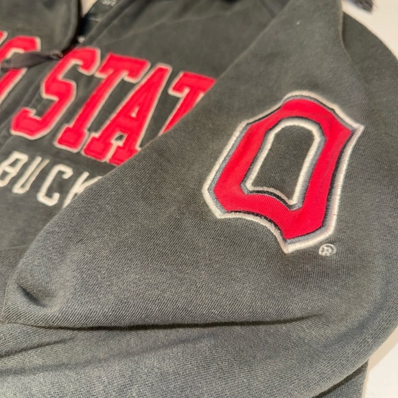 Campus Heritage Gray and Red Ohio State Hoodie - Picture 9 of 9